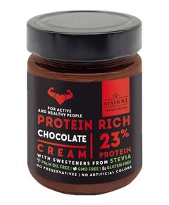 Creme Premium Sisinni - Crema de Ciocolata bogata in Proteine 23% - Vegan - RITOS FOOD - 380 gr, 