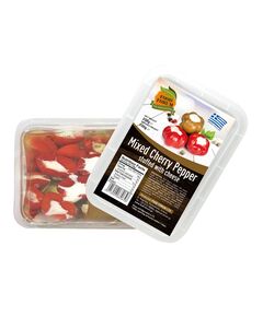Mix de Mini Gogosari Rosii si Verzi Umpluti cu Branza - FOOD FORUM - 250 gr, 