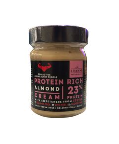 Creme Premium Sisinni - Unt de Migdale bogat in Proteine 23% - Vegan - RITOS FOOD - 380 gr, 